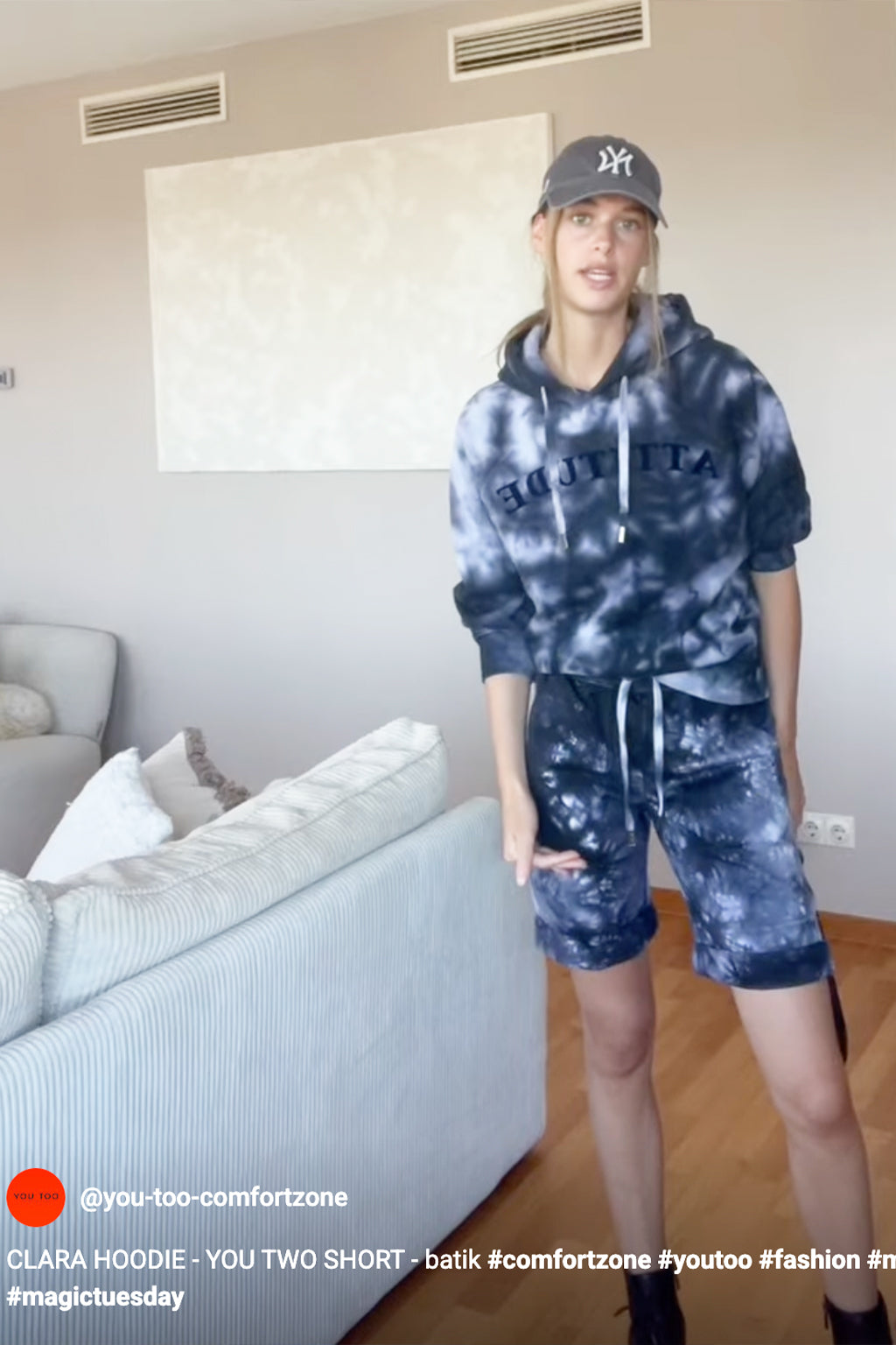 CLARA HOODIE - YOU0065 - navi
